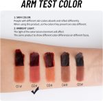 ⁦قلم تحديد شفاه قابل للتقشير، تاتو شفاه مقاوم للماء ويدوم طويلا مع ملقط، لمسة نهائية غير لامعة، احمر⁩ - الصورة ⁦3⁩