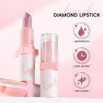 Metallic Lipstick Long Lasting, High Shine Glitter Diamond Creamy Lipstick Transfer Proof, Shimmer High Impact Lip Color Full Coverage Non Stick Cup Lightweight Lip Makeup for Women - الصورة 6