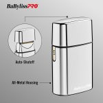 ⁦BaBylissPRO Cordless Metal Single Foil Shaver, Silver, 1 Count⁩ - الصورة ⁦4⁩