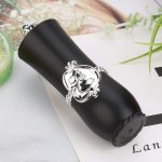 ⁦Azonee Empty Lipstick Tube, 10 Pcs Royal Style DIY Lipstick Empty Container Self-made Lipstick Mold Lip Balm Tubes (Black)⁩ - الصورة ⁦6⁩