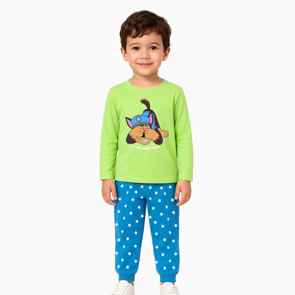 TRUCARE Boys Nickelodean Kids Full Sleeves Nightwear Pajama Set (pack of 2)