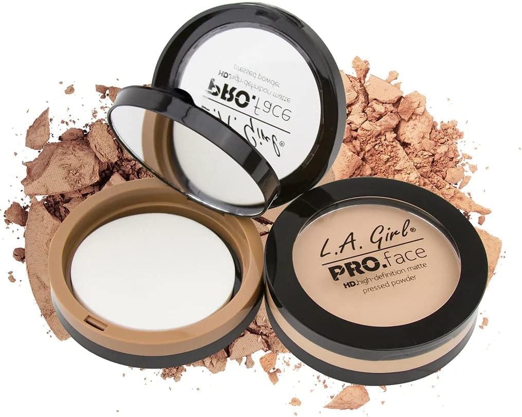 61QGzu8OqZL._AC_SL1024_.jpg L.A. Girl Pro.Face Matte Pressed Powder, Porcelain GPP603 - الصورة 3
