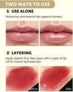 ⁦NALACAL 2-Pack Hydrating Lip Oil - Non-Sticky, Tinted Gloss for Fuller, Plumper Lips with High-Shine Finish, Long Lasting⁩ - الصورة ⁦5⁩