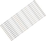 XYMJT 12pcs LED Backlight Strip For To/shi.ba 49'' TV 49L621U K490WDR A1 4708-K49WDR-A1212K11 4708-K49WDR-A1213K11, XYMJT150
