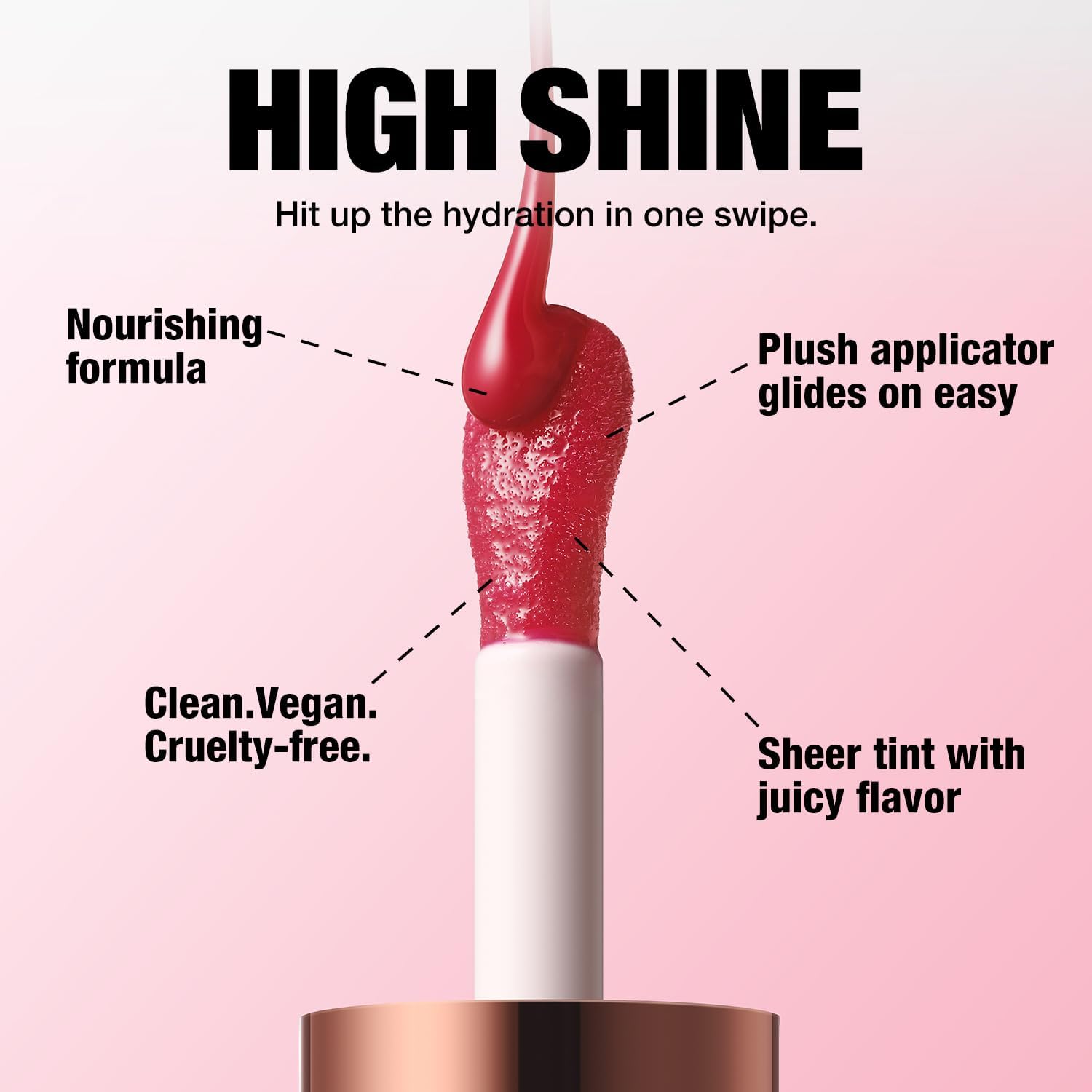 61QkRN9nXrL._AC_SL1500_.jpg زيت شفاه ملون، مرطب عالي اللمعان نابض بالحياة، ظلال مميزة مع متعدد الاستخدامات 0.24 اونصة سائلة (#01+05، 0.25 اونصة سائلة (عبوة من قطعتين) - الصورة 3