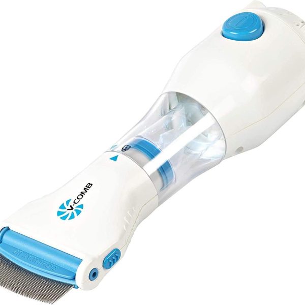 Mumoo Bear The Innovative, Allergy and Chemical Free Head Lice Treatment - Head Lice Comb - Out Performs Other Head Lice Combs and Lice Shampoo - Removes Lice and Eggs, Blue, mb-l01