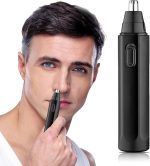 ⁦Electric Nose Hair Trimmer for Men and Women Battery Operated Clipper Waterproof Tool with Rotary Blade for Precision⁩ - الصورة ⁦2⁩