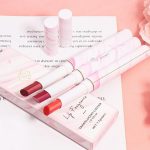 ⁦NALACAL 3Pcs Orange Rose Cherry Red Shine Lipstick Set, Flawless Moisturizing Lip Color Stick Glossy Lipstick Tinted Lip Balm, Sheer Shine Juicy Finish, Lightweight Hydrating Formula for Dry Lip Care⁩ - الصورة ⁦5⁩
