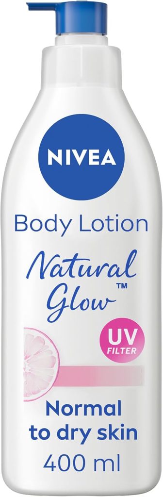لوشن للجسم من نيفيا للبشرة العادية الى الجافة، توهج طبيعي، مع فيتامين C وفلتر الاشعة فوق البنفسجية، يرطب ويوحد لون البشرة، 400 مل