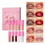 ⁦مجموعة احمر شفاه سائل مع 8 احمر شفاه مات و2 زيت شفاه مرطب، لون شفاه مرطب يدوم طويلا، ملمع شفاه مغذي بلمسة نهائية لامعة ومخملية مات لراحة طوال اليوم⁩ - الصورة ⁦6⁩