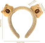 ⁦Hair Hoop, 1 Pcs Capybara Headwear, Face Wash Headband, Makeup Headbands, Women Cartoon Cute Creative Hair Accessories for Washing Face Shower Sports Beauty Skincare⁩ - الصورة ⁦2⁩