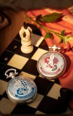 ⁦Cute Rumor Wonderland Tea Party Series Pocket Watch Powder Blush (R03 Cocoa Chanson)⁩ - الصورة ⁦5⁩