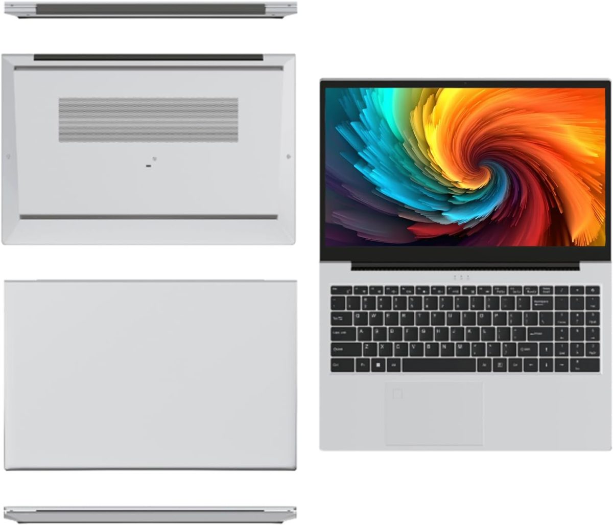 ⁦Huitbat TK-H20 Laptop Computer, 15.6" FHD 1920 x 1080 IPS, Intel Core i5-1030NG7, Intel Iris Plus Graphics, 16GB RAM, 512GB SSD, Backlit Keyboard, 180 Flip, Fingerprint Reader, Type-C, Windows 11 Pro⁩ - الصورة ⁦7⁩
