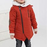 ⁦EISHOW baby-boys Soft Unisex Boys Girls Thick Hooded Jacket Casual Warm Faux Fur Coat 1-12 Years (pack of 1)⁩ - الصورة ⁦2⁩