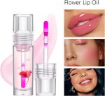 مجموعة زيت شفاه لتكبير الشفاه من كولور تشينج، ملمع شفاه شفاف للعناية بالشفاه، زيت مرطب شفاه نباتي طبيعي، مغذي، غير لزج - الصورة 2