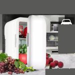 ⁦ثلاجة صغيرة محمولة للمكتب من بي بي اف في جيه ار دي دي، ثلاجة صغيرة باردة او ساخنة للمنزل والسفر والمنزل المتنقل والتخييم⁩ - الصورة ⁦2⁩