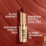 ⁦LAKMÉ 9TO5 Primer + Matte Lip Color MR3 Red Rust, 3.6 g⁩ - الصورة ⁦3⁩
