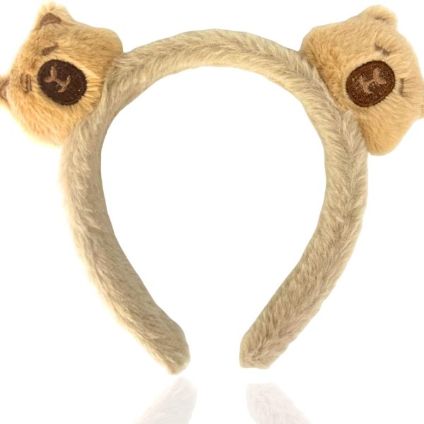 Hair Hoop, 1 Pcs Capybara Headwear, Face Wash Headband, Makeup Headbands, Women Cartoon Cute Creative Hair Accessories for Washing Face Shower Sports Beauty Skincare