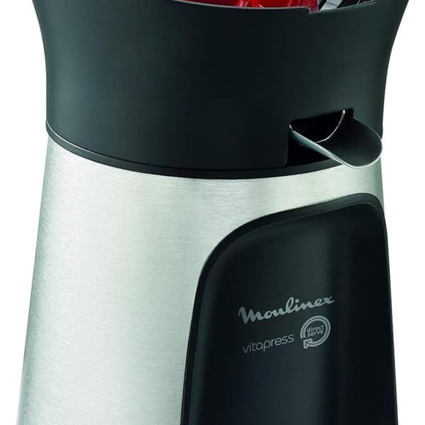 MOULINEX Juicer | Vita Press Direct Serve Citruss Press | Orange Juicer | silver & black color | 2 Years Warranty | PC603D27