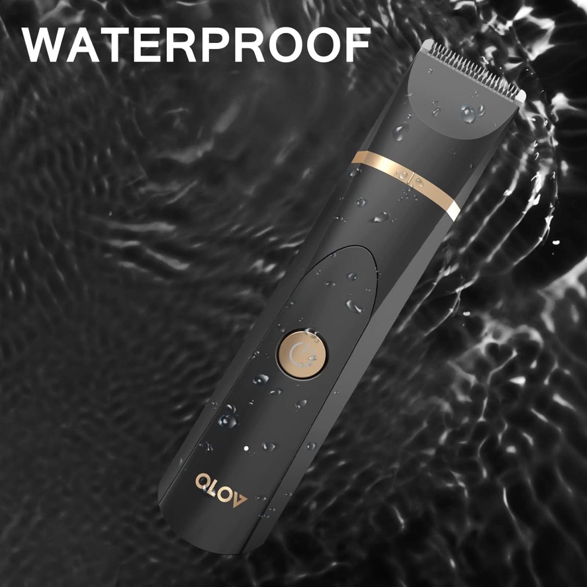 ⁦OLOV Electric Groin Hair Trimmer - Ball Trimmer for Men - Nose Hair Trimmer, Replaceable Ceramic Blade Heads, USB Recharge Dock & Nosetrimmer Head, Waterproof Male Hygiene Razor⁩ - الصورة ⁦5⁩