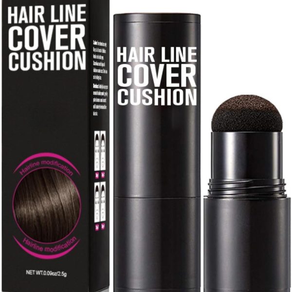 Paporich Hairline Powder,Thin Hair Root Dye Touch Up Root Touch Up Powder,Hair Powder Stick for Hairline Shadow,Windproof & Sweatproof Hairline Powder for Women & Men (Dark Brown)