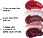 ⁦Makeup Revolution Shimmer Bomb Lip Gloss 4.6 ml, Gleam⁩ - الصورة ⁦2⁩