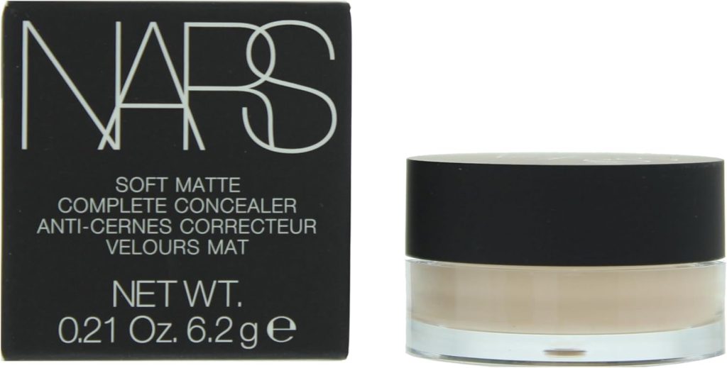 NARS Soft Matte Complete Concealer Chantilly - for fair skin with neutral undertones, Natural, 0.21 Ounce (Pack of 1), C-NA-062-03