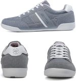 ⁦حذاء رياضي كاجوال خفيف الوزن برباط للرجال حذاء رياضي مريح من الجلد مقاس 41-46 من أريجو بيلو⁩ - الصورة ⁦2⁩