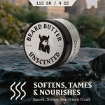 ⁦Striking Viking Beard Butter - Non-Greasy Beard Butter for Men with Natural Ingredients 4 oz - Keep Your Beard Hydrated & Refreshing with Beard Cream⁩ - الصورة ⁦2⁩