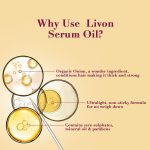 ⁦Livon Organic Onion Repairing Serum Oil |For Stronger & Thicker Hair | Enriched with Almond & Floral Extracts | Sulphate & Paraben Free | Lightweight & Non Greasy | 100ml⁩ - الصورة ⁦5⁩