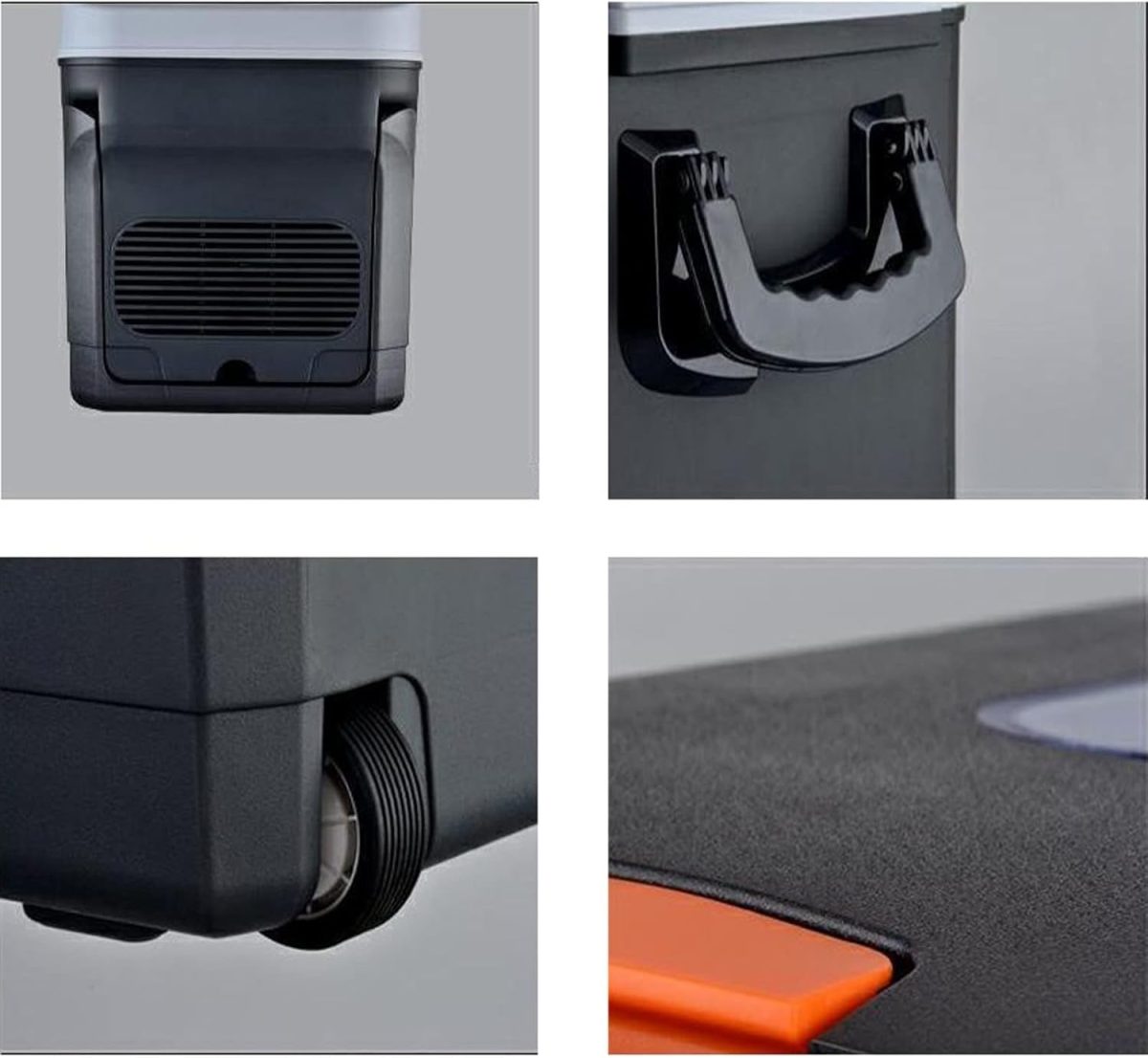 ⁦QBNZAXC Mini fridge Auto Refrigerator Car Home Dual Use Mini Fridges Portable Food Drink Cooler Organizer For Car Home Outdoor⁩ - الصورة ⁦4⁩