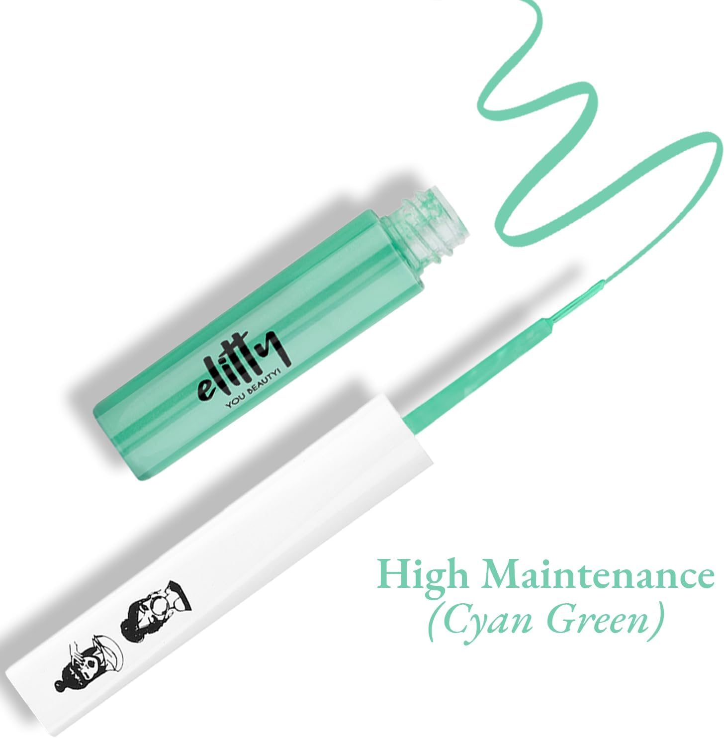 61XggNPZE5L._AC_SL1500_.jpg قلم تحديد العين بوب سائل يدوم طويلا ومقاوم للتلطخ والماء وغني بالبندق الساحرة والاملا وزيت اللوز، نباتي ولم يختبر على الحيوانات - صيانة عالية (اخضر - غير لامع)، 4 مل - الصورة 2