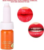 Tattoo Ink, Professional No Irritation Pigment 10ml Tattoo Supply for Eyebrow Tattoo, Lip Tattoo and Eyeliner Tattoo(Orange Red(Lip)) - الصورة 5