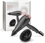BaByliss Hair Dryer, 2100W, 2 Speed Setting, 106KM Speed Per Hour, 2 Heat, Cold Shot, Slim Concentrator Nozzle, Removable Rear Filter, 6709DSDE, Black