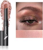 ALMEKAQUZ Eyeshadow Stick, Professional Bright-Colored Contouring and Highlight Eyeshadow Stick, Creamy Long-Lasting Eye Makeup, Natural & Shimmer Eye Shadow for Women (01)