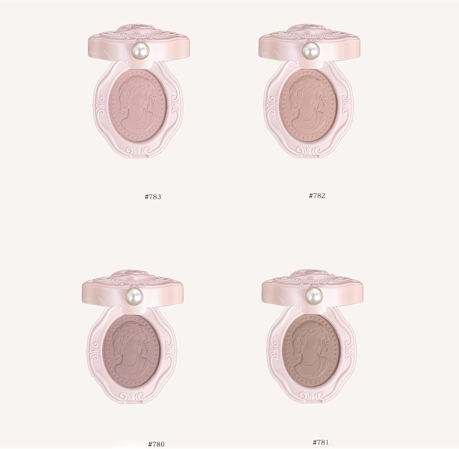 61Yxfs-WSIL._AC_SL1500_.jpg كولور روز بلش منقوش احادي اللون بلون بيج نود طبيعي، بلش ابيض جاف منقوش (#783 بينك) - الصورة 2