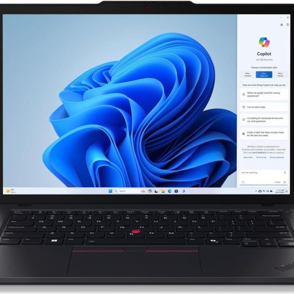 Lenovo ThinkPad T14 Gen 5 21ML006LUS 14" Notebook - WUXGA - Intel Core Ultra 7 155U - 16 GB - 512 GB SSD - English Keyboard - Gray