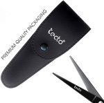 ⁦Tecto 6" Hair Dressing Scissors Sharp, Hair Cutting Scissor for Professional, Hairdressers Barbers Stainless Steel Hair Cutting Shears, Sharp Hair Scissors for Women, Men, Children and Adults (Black)⁩ - الصورة ⁦8⁩