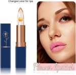 ⁦Clear Magic Color Jelly Lipstick, Crystal Jelly Flower Color Changing Moisturizing Lip Gloss, Crystal Aloe Vera Lip Balm, Long Lasting PH Clear Temperature Lip Stick⁩ - الصورة ⁦4⁩
