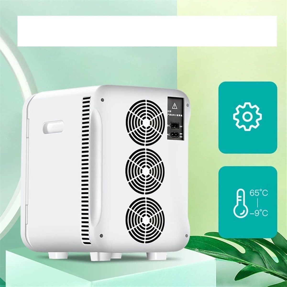 ⁦Avcbno Compact refrigerator Mini Fridge 13.5L Can Portable Personal Small Refrigerator Compact Cooler And Warmer For Food Bedroom Dorm Office Car⁩ - الصورة ⁦4⁩