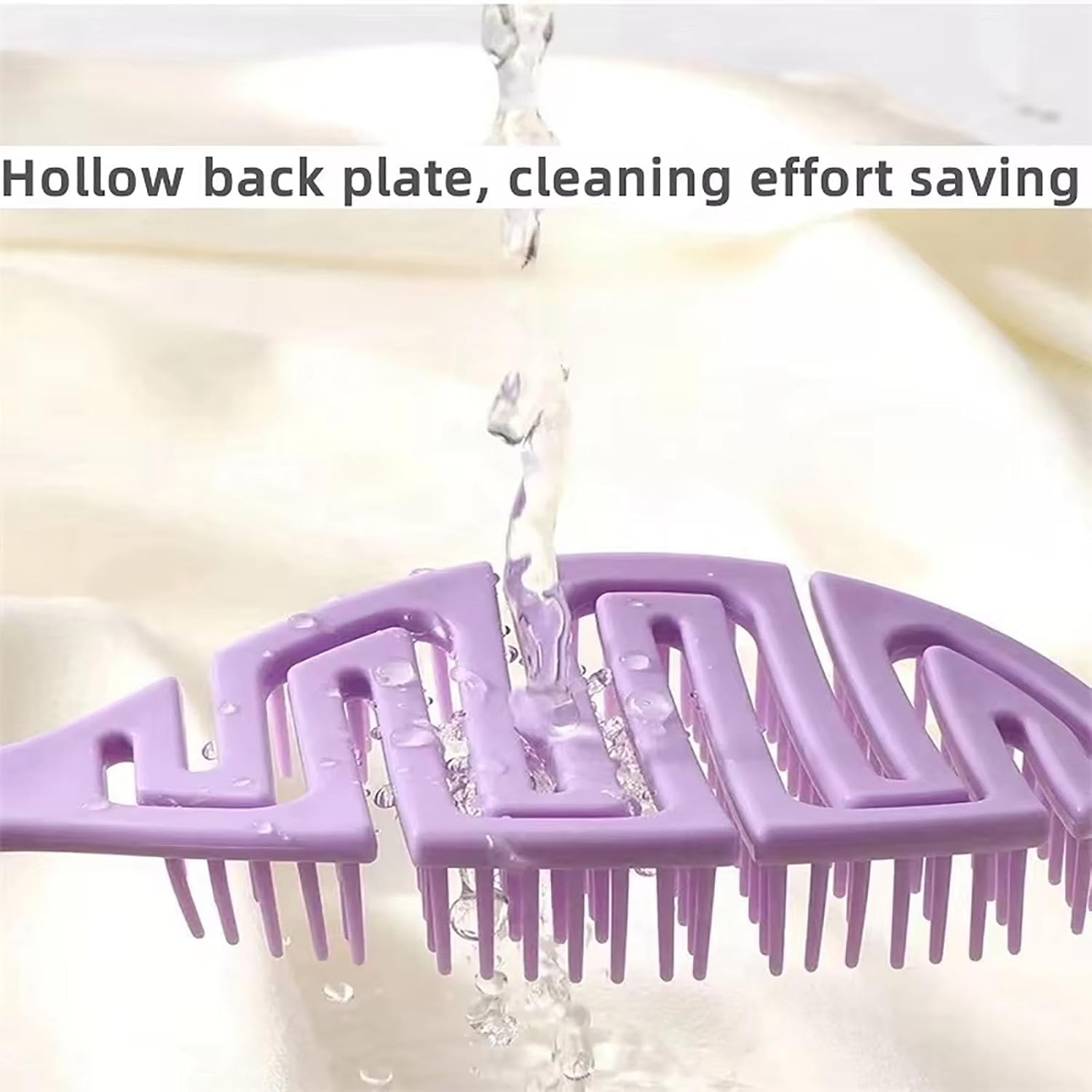 61bpYm2gyJL._AC_SL1500_.jpg فرشاة فك تشابك الشعر من تول هاوس، مشط تصفيف مجعد، مشط شعر ناعم، رطب وجاف، للشعر الكثيف والمجعد والرطب، مناسبة لجميع انواع الشعر - الصورة 8