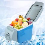 ⁦QBNZAXC Mini fridge Mini Car Fridge Car Refrigerator Car Freezer Warmer Cooler Box Compact Travel Refrigerator for Office Home⁩ - الصورة ⁦4⁩