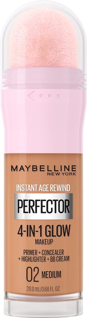 Maybelline New York Instant Age Rewind Instant Perfector 4-In-1 Glow Makeup, Medium