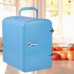 ⁦QBNZAXC Mini fridge 4L Mini Fridge Cooler And Warmer Portable Personal Fridge Electronic Fridge Food Cosmetics Fridge For Home Office(A)⁩ - الصورة ⁦6⁩