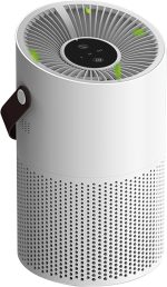 perforlld Air Purifier, USB 360° HEPA Air Filter Cleaner with 3 Speed & Low Noise,Remove 99.97% Dust Smoke Pollen Pet Dander Hair Smell, Purifies Max up to 71m²/H, for Bedroom Home Office