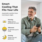 ⁦Sensibo Sky Smart Air Conditioner Controller | WiFi Thermometer Monitoring Provides Smart AC Control | Compatible with Amazon Alexa, Google Home, iOS and Android | Control Temperature From Anywhere⁩ - الصورة ⁦6⁩