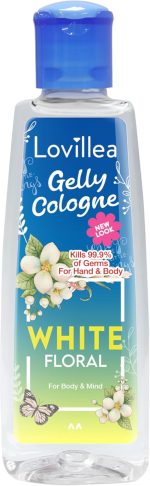 Lovillea Gelly Cologne White Floral For Women | Eau De Cologne | Scent of Jasmine and White Tuberose | 200ml