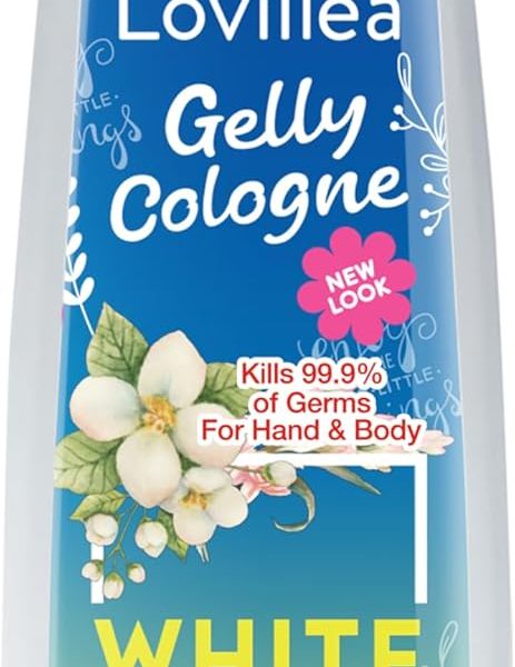 Lovillea Gelly Cologne White Floral For Women | Eau De Cologne | Scent of Jasmine and White Tuberose | 200ml