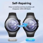 ⁦【3 Pack】 T Tersely Ultra High Definition Hydrogel Screen Protector for Huawei Watch 5- Non-breakable, Flexible TPU Screen Protector with High Sensitivity and Bubble-Free Application - Non-Tempered⁩ - الصورة ⁦3⁩