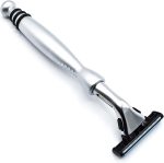 Taconic Shave's Heavyweight Chrome razor - Compatible with Gillette Sensor Blades - One Sensor Razor Blade Included